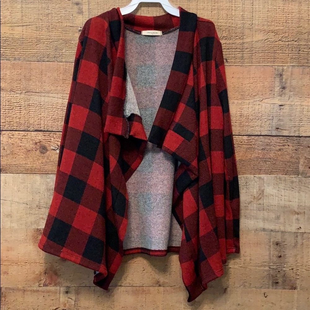 Kids checkered kimono